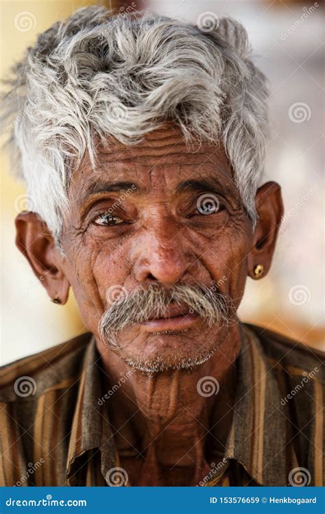 Old man in India editorial stock image. Image of person - 153576659