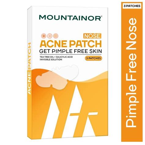 Buy Mountainor Nose Acne Pimple Patch Big Strips, Salicylic Acid Spot ...