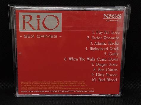 Rio リオ Sex Crimes メロハー ハードロック ヘビメタ メタル AOR | コレクターズCD・DVD・輸入盤の通販 THE ...