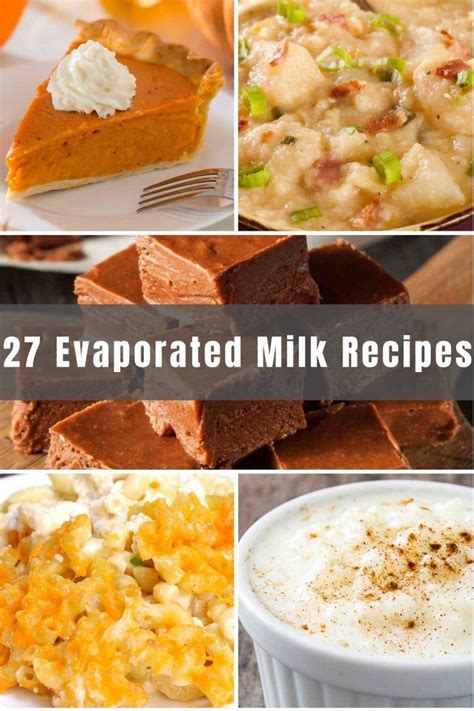 what baking recipes use evaporated milk