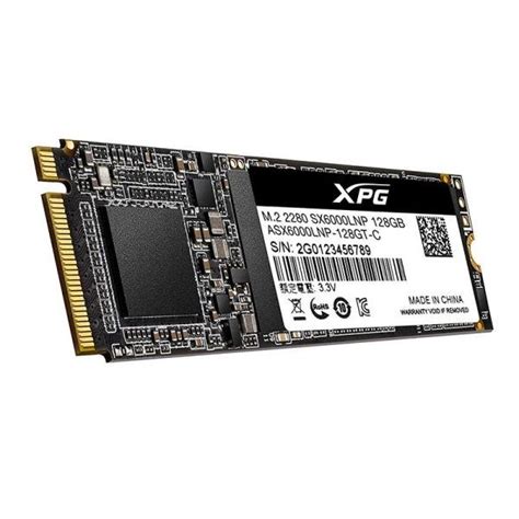 Original ADATA XPG SX6000 Lite 128GB PCIe Gen3x4 M.2 NVMe SSD ...