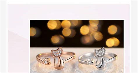 适合8-10mm的珠子，925银可爱猫咪圆珠珍珠戒指托，戒托空托，戒托925银，银戒托 空托 女