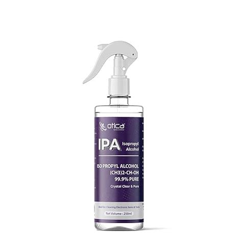 OTICA 99% Isopropyl Alcohol (IPA) | Pure Rubbing Isopropanol for ...