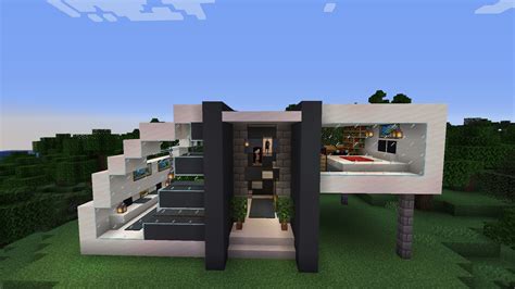 Image result for Minecraft Modern House Tutorial Step by Step