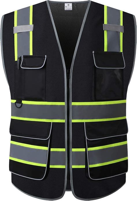 UNINOVA High Visibility Safety Vest - Multi Pockets India | Ubuy