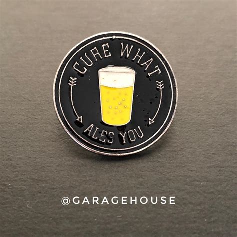 Yahoo!オークション - ピンズ [ CURE What ALES YOU ] ビール ピンバ...