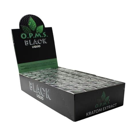 OPMS Black Liquid Kratom Extract Shot - 8.8ml | Kures Apothecary