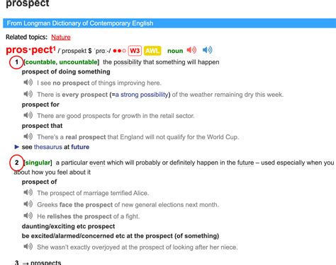 What's the meaning of "prospect" in this sentence? : r/EnglishLearning