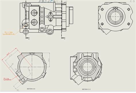 SolidWorks Dimensioning 的图像结果