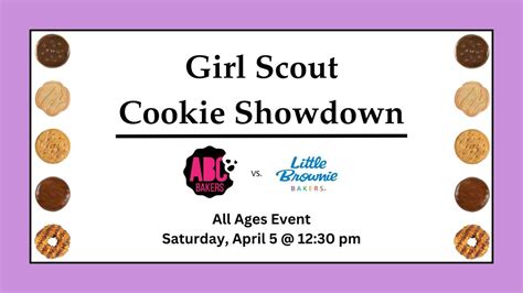 Girl Scout Cookie Showdown, 3737 S Wayne Rd, Wayne, MI, United States ...