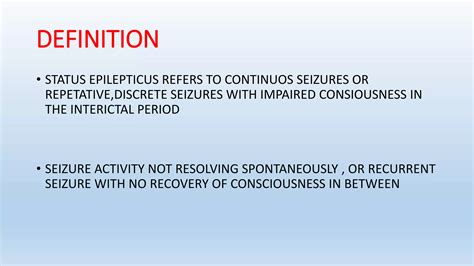 Status Epilepticus | PPTX