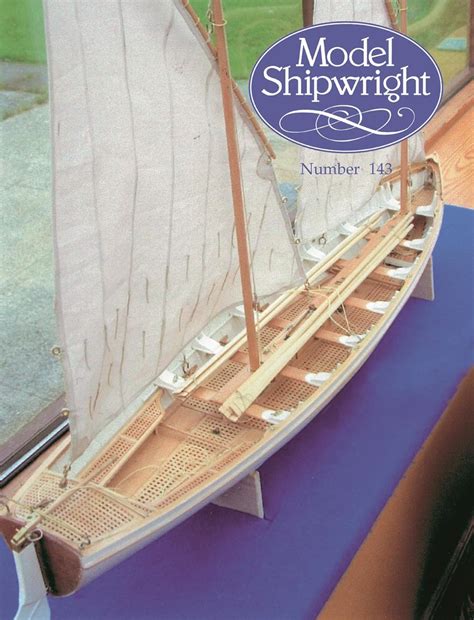 Buy MODEL SHIPWRIGHT 143 (International Quarterly Journal for Ship ...