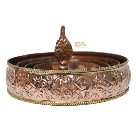 Hand Carved Copper Mandel (Mandala) – Folk Bazar