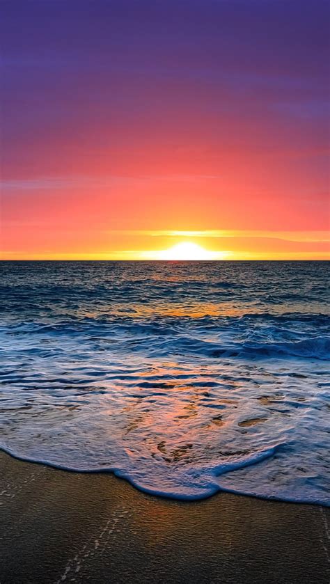 Hermoso atardecer en la playa Fondo de pantalla 4k HD ID:8459