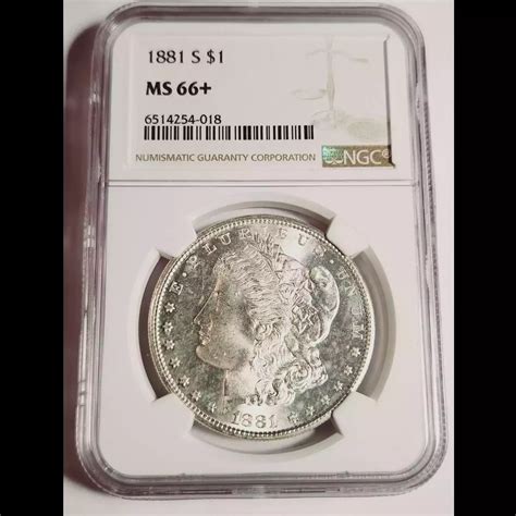 1881-S Morgan Silver Dollar NGC MS-66+ - Bob Paul Rare Coins