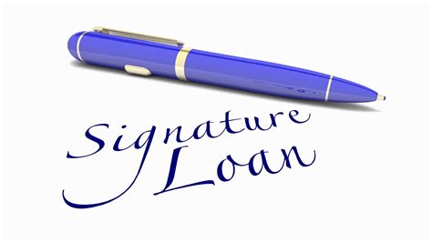 Whats A Signature Loan