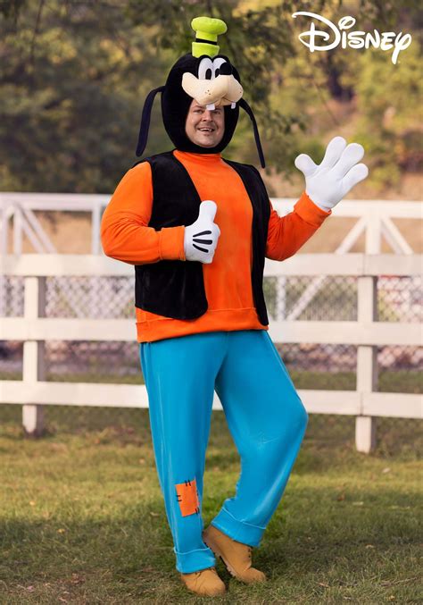 Deluxe Plus Size Men's Goofy Costume