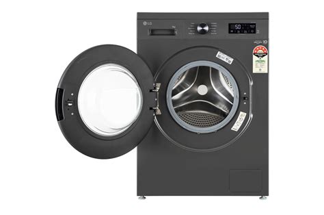 LG 9KG Front Load Washing Machine, Inverter Direct Drive, Middle Black ...