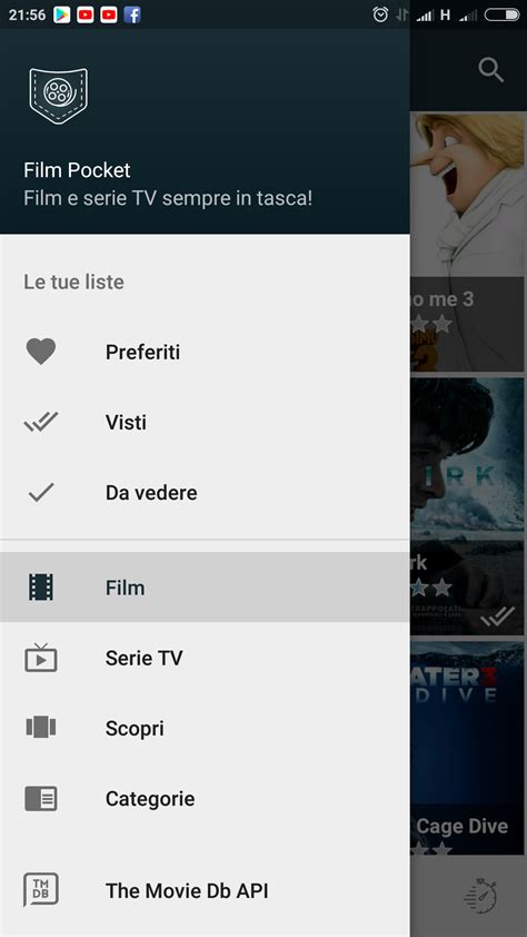 Film Pocket è un'app per tutti gli appassionati di film e serie tv