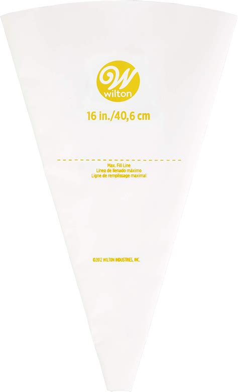 Amazon.com: Wilton Disposable 16-Inch Decorating Bags, 12 Pack: Icing ...