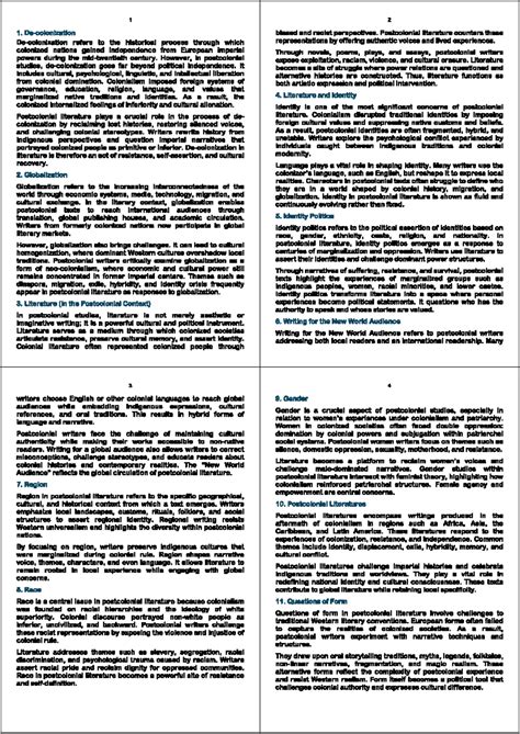 Postcolonial Literature: Identity, Race, and Globalization Insights ...