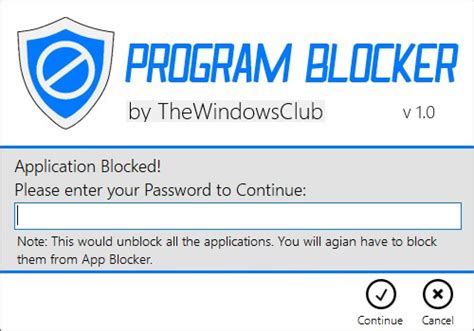 Program Blocker 的图像结果