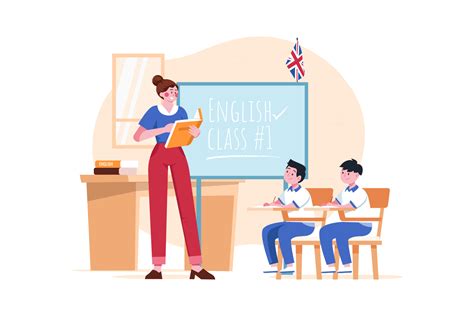 English Teacher Teaching