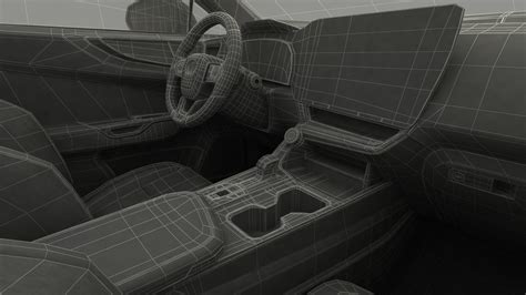 3D New 2024 Lexus NX Hybrid Grey Simple Interior Rigged for Maya | 3D ...