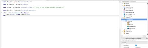 Image result for How to Script Roblox Button Open
