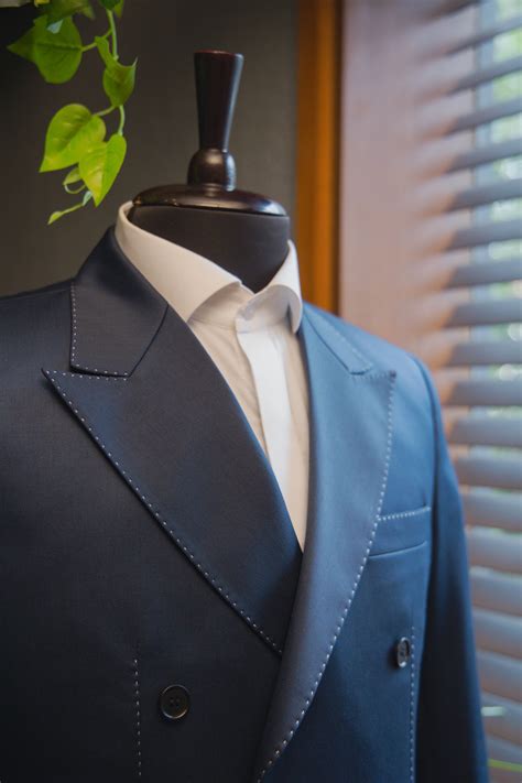 Blue Double Breasted Deconstructed Suit – Concept Blue