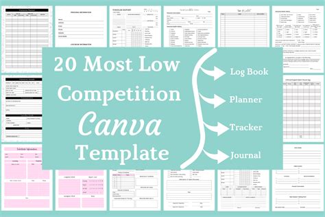 20 Most Low Competition Canva Template Graphic by Interior Creative · Creative Fabrica