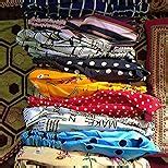 Lorfancy Women's TAIHA Boho Vintage Printed Criss Cross Twisted Elastic ...