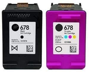 GPN PRINT 678 Black & Tricolor Ink Cartridge for use Compatible in HP ...