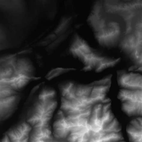 16-Bit Heightmap 的图像结果