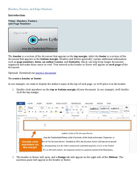 How to Write a Page Header 的图像结果