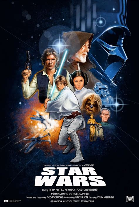 Star Wars by Mo Caro | Star wars movies posters, Star wars poster, Star ...