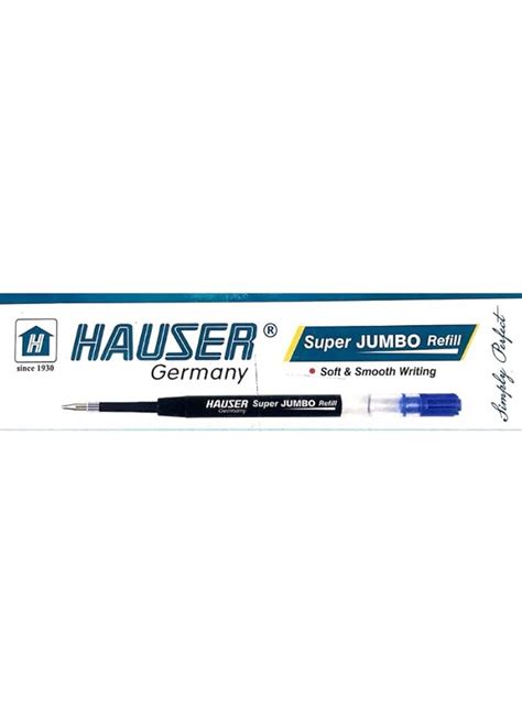 Hauser Super Jumbo Refill Blue (Pack of 20) : Amazon.in: Office Products