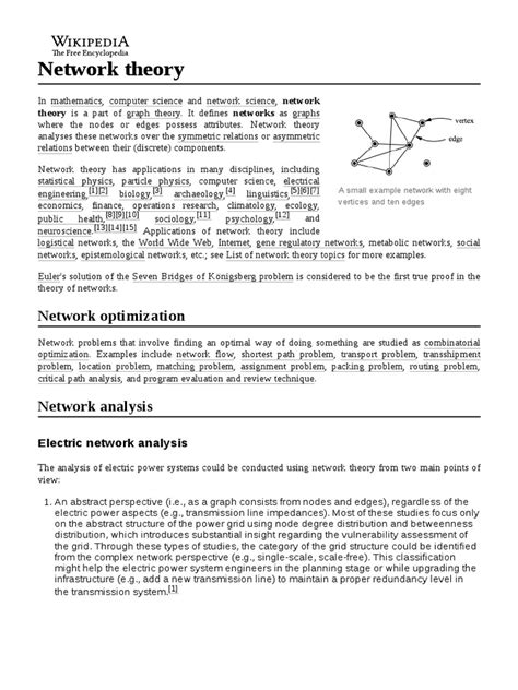 Image result for Network Theory Applications