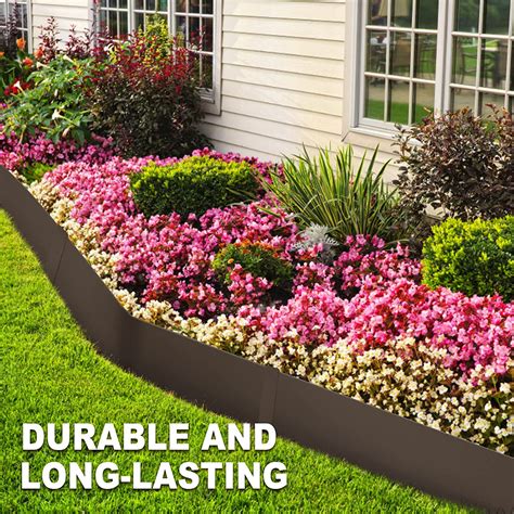 Buy Steel Landscape Edging 40 Inch Strips, Steel Edging 4 Inch Depth, 6 ...