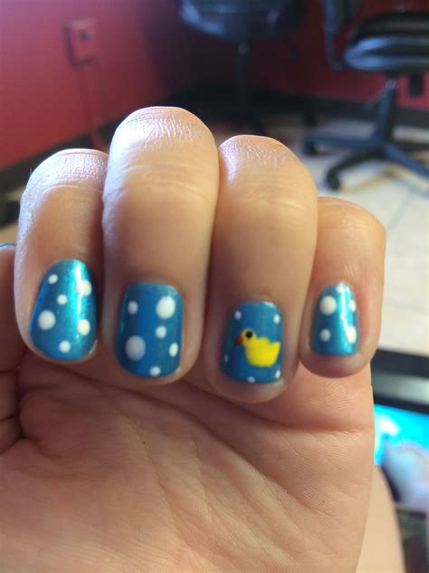 #ducks #nailart I just got my hair done after coming to vist. Love the ...