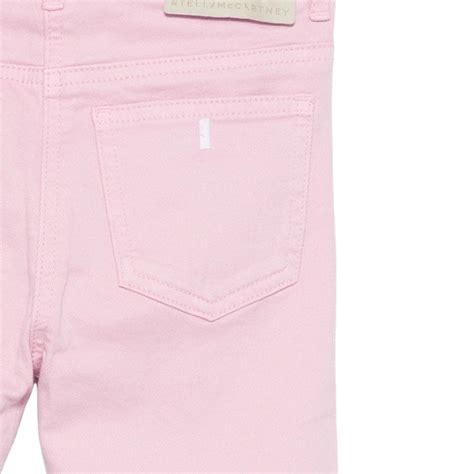 Girls Lilac Pink Denim With Scalloped Hems Jeans