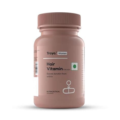 Traya Hair Vitamin For Her | Keratin Supplements for Hair Growth and ...