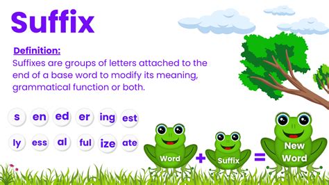 Image result for Suffix Examples