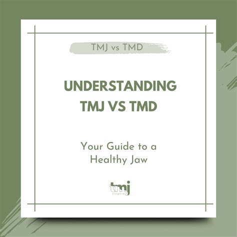 Understanding TMJ vs TMD : Your Guide to Jaw Health - Boost Framer website template