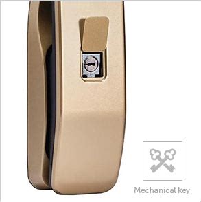 YMI 70 CG - A Series Push Pull Smart Lock, Red Gold (Bluetooth Module ...