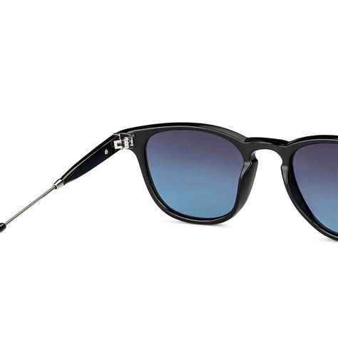 Buy Black Silver Blue Full Rim Round Vincent Chase Polarized Style Cast ...