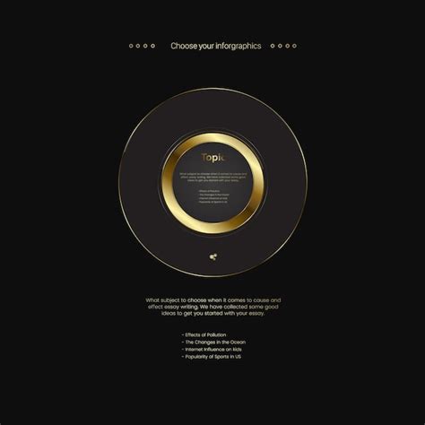 A luxury multipurpose infographic options design a modern premium of ...