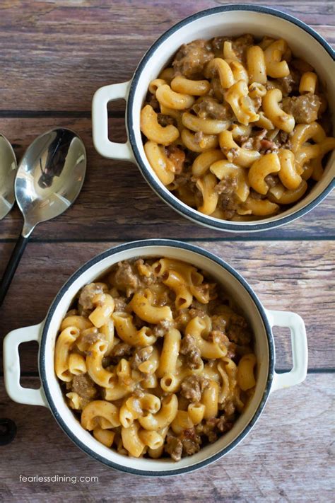 Gluten-Free Hamburger Helper: One-Pot Comfort Food - Fearless Dining