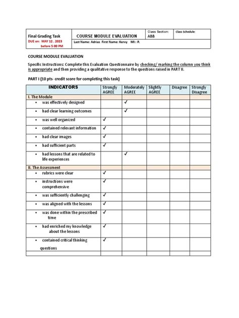 Image result for How to Create Module Score
