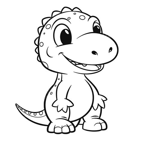 Dinosaur Coloring Pages Cute
